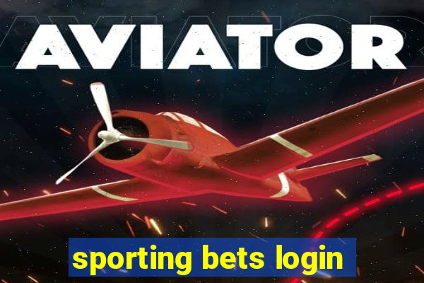 sporting bets login